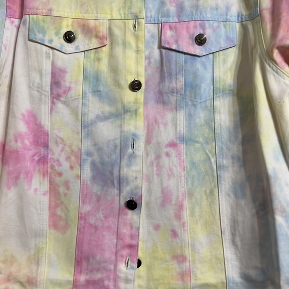 Tie dye Jean jacket - Picture 4 of 5